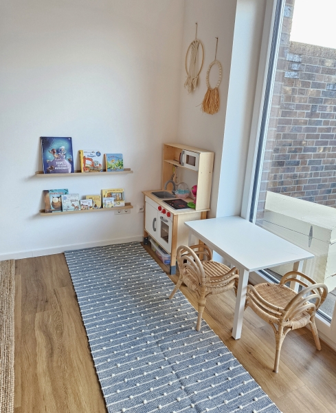 Spielecke im Ferienhaus Haus Seeglück